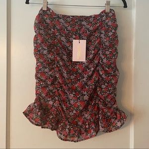 Missguided ruffle floral Skirt